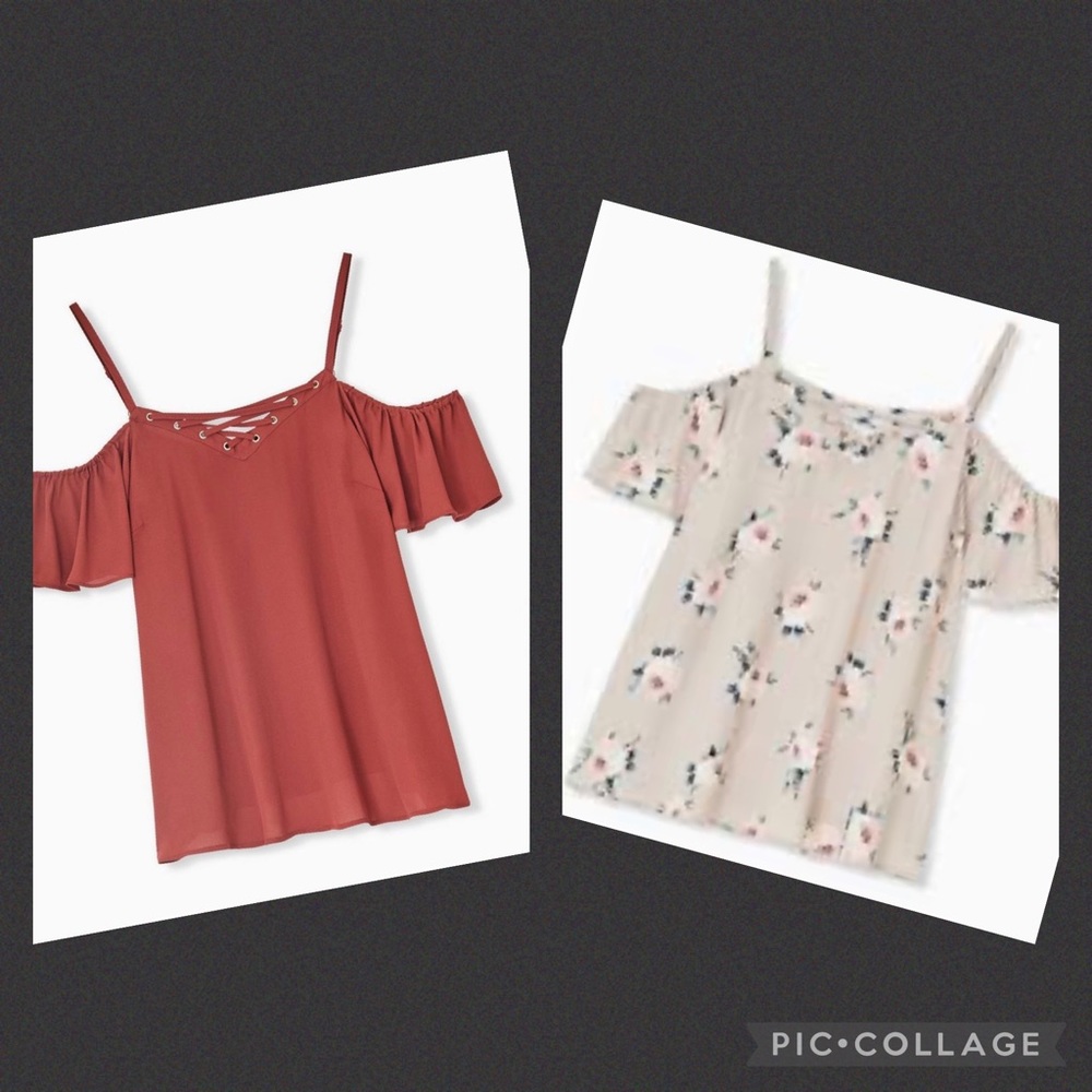 Torrid Georgette Cold Shoulder Bundle